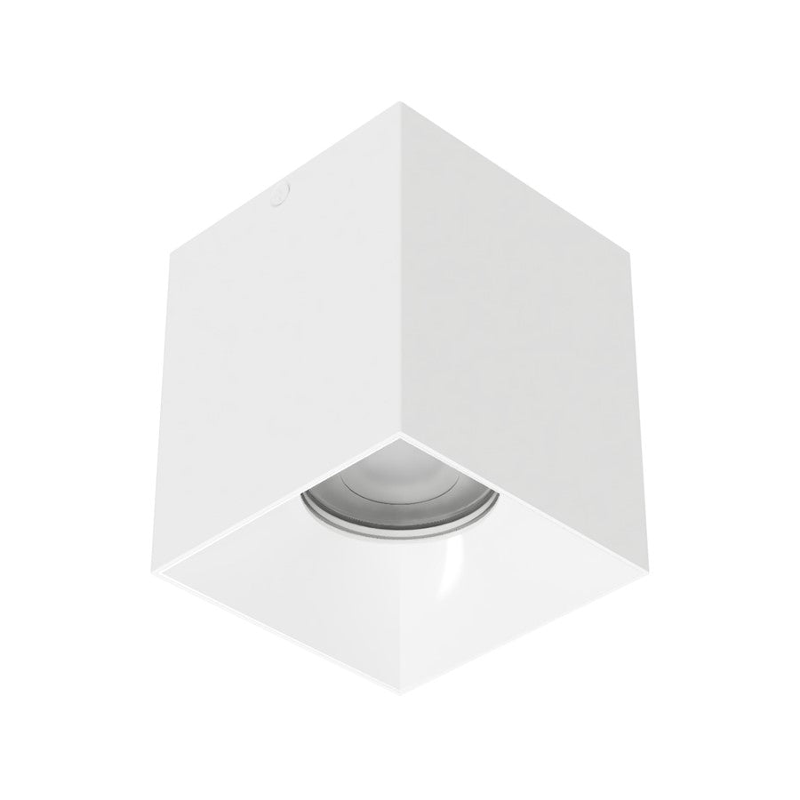 WAC Zoron 1Lt 3.5" SQ. 4SL Flush Mount/Flood Beam White White - C4SL-FCS-WTWT