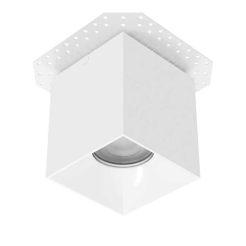 WAC Zoron 1Lt 3.5" Square 4SL Flush Mount/Flood Beam White White