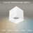 WAC Zoron 1Lt 3.5" Square 4SL Flush Mount/Flood Beam White White