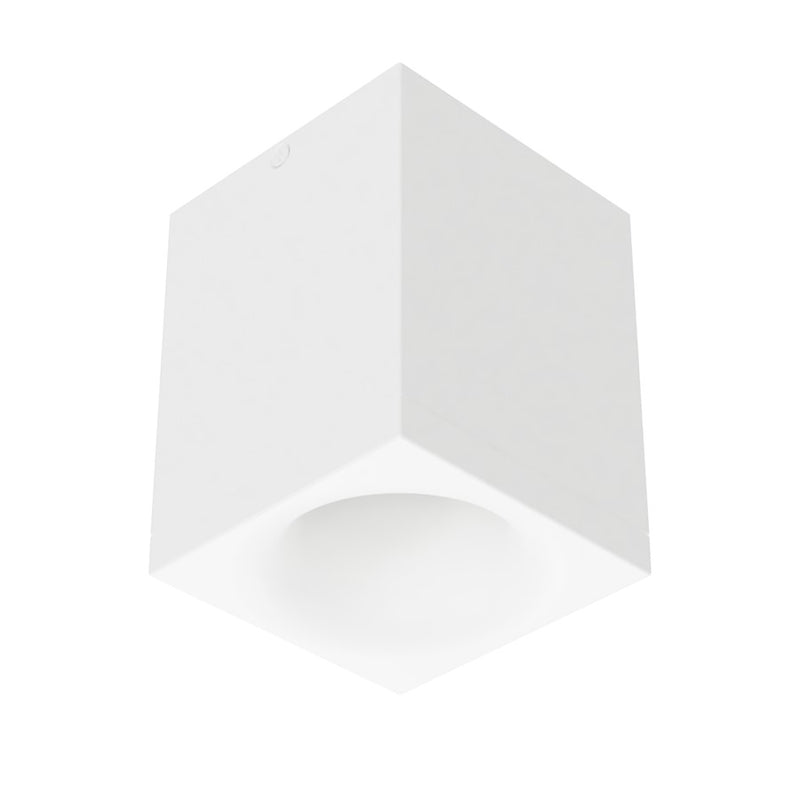 WAC Zoron 1Lt 3.5" SQ. 4SL Flush Mount/Narrow Beam/Arc Trim Black - C4SL-NCS-PBK