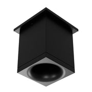 WAC Zoron 1Lt 3.5" SQ. Flush Mount/Flood Beam/Arc Trim Black - C4ST-FCS-PBK