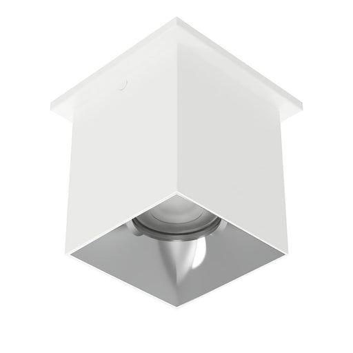 WAC Zoron 1Lt 3.5" SQ. Flush Mount/Flood Beam White Chrome/Clear - C4ST-FCS-WTCH