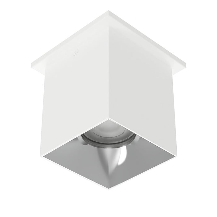 WAC Zoron 1Lt 3.5" SQ. Flush Mount/Narrow Beam/White Chrome - C4ST-NCS-WTCH