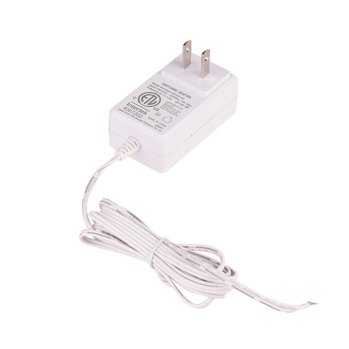 WAC Mini Puck 24VACDC LED Puck Light Power Supply, White - EN-2420D-P-WT