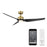 WAC Lighting Stella 3 Blade LED Smart Ceiling Fan