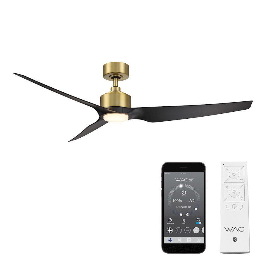 WAC Lighting Stella 3 Blade LED Smart Ceiling Fan
