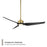 WAC Lighting Stella 3 Blade LED Smart Ceiling Fan
