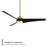 WAC Lighting Sonoma 3 Blade Smart Ceiling Fan