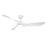 WAC Swirl 3 Blade 54" LED Ceiling Fan, Matte White/White