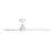 WAC Gage 3 Blade 52" LED Smart Ceiling Fan, Matte White/White
