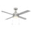 WAC Quade 4 Blade 52" Pull Chain Ceiling Fan, Nickel/Titanium Silver - F-106L-BN