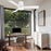 WAC Hug 3 Bld 52" Pull Chain Flush Mount Fan, Nickel/Titanium Silver