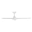 WAC Novelle 3 Blade 52" LED Smart Ceiling Fan, Matte White/White