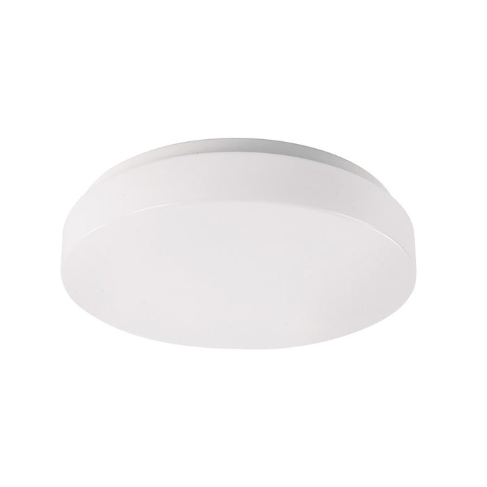 WAC Blo 1Lt LED 13" 5CCT Flush Mount, White/White