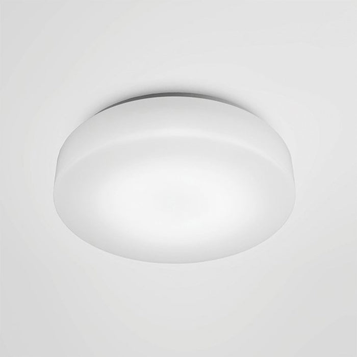 WAC Blo 1Lt LED 13" 5CCT Flush Mount, White/White