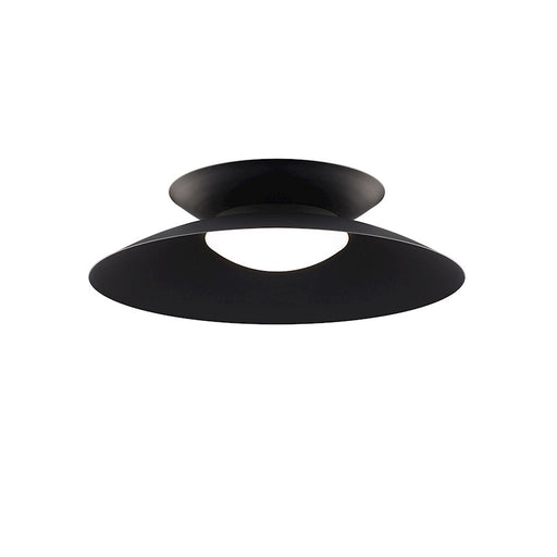 dweLED Miso 22" LED Flush Mount 2700K, Black - FM-11422-27-BK