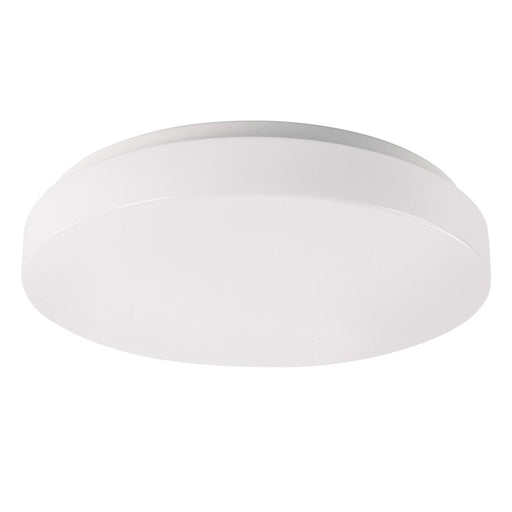 WAC Blo 1Lt LED 15" 5CCT Flush Mount, White/White