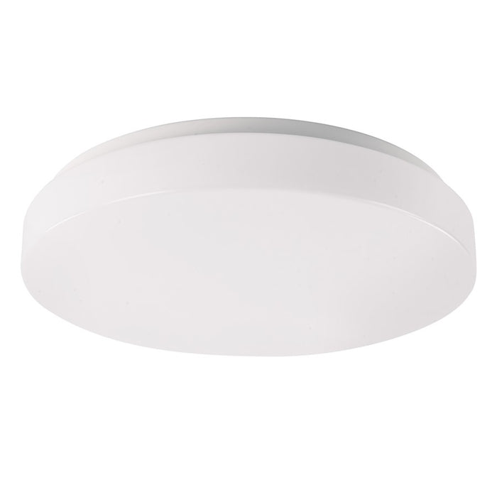 WAC Blo 1Lt LED 15" 5CCT Flush Mount, White/White