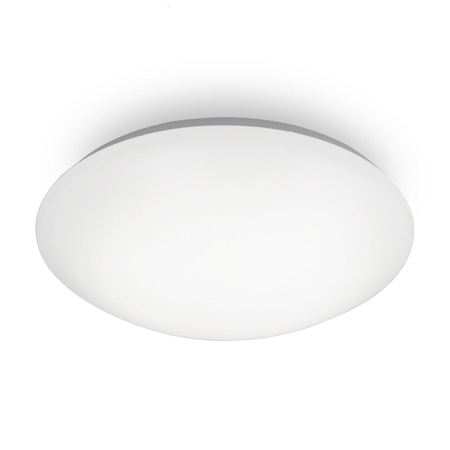 WAC Glo 1Lt LED 5CCT 11" Flush Mount, White/Opaque