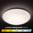 WAC Glo 1Lt LED 5CCT 11" Flush Mount, White/Opaque