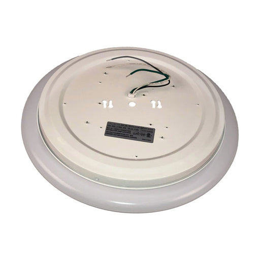 WAC Glo 1Lt LED 5CCT 14" Flush Mount, White/Opaque