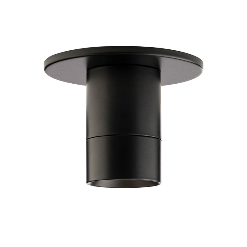 WAC Twist-N-Lite 1Lt LED Regressed Downlight, Black/Clear