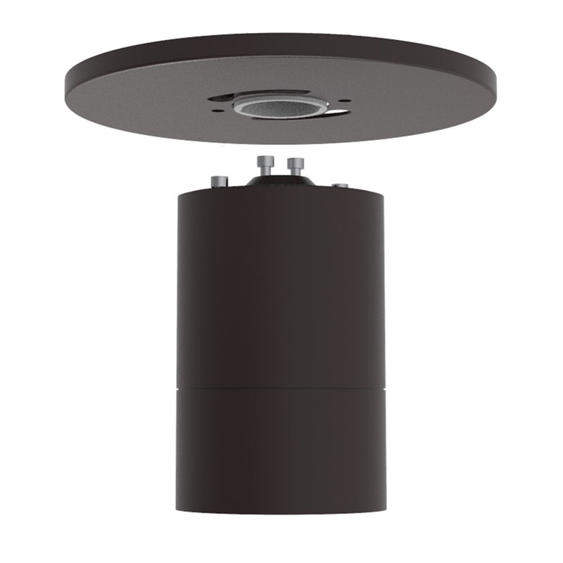 WAC Twist-N-Lite 1Lt LED Regressed Downlight, Black/Clear