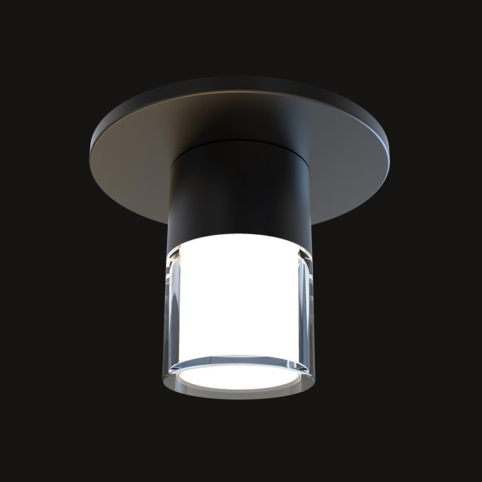 WAC Twist-N-Lite 1Lt LED Ambient Light, Black/Clear/White