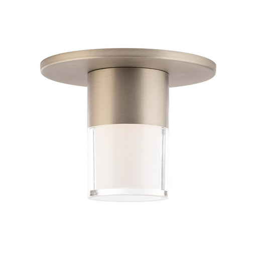 WAC Twist-N-Lite 1Lt LED Ambient Light, Nickel/Clear/White - FM-240203-CS-BN