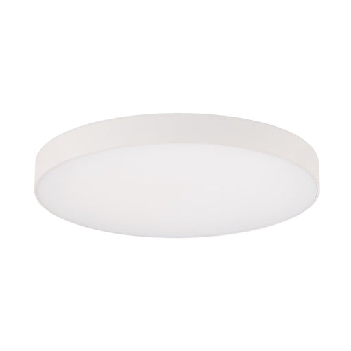 WAC Round 1Lt LED 5" Edgeless Slim Flush Mount, White/White - FM-240505-9CS-WT