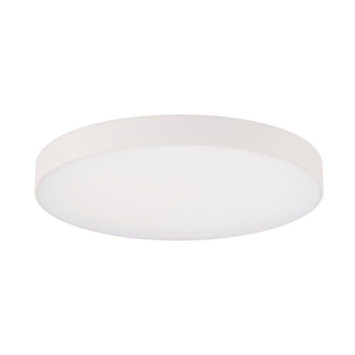 WAC Round 1Lt LED 5" Edgeless Slim Flush Mount, White/White - FM-240505-9CS-WT