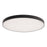 WAC Round 1Lt LED 12" Edgeless Slim Flush Mount, Black/White - FM-240512-9CS-BK