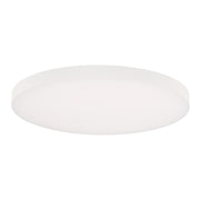 WAC Round 1Lt LED 12" Edgeless Slim Flush Mount, White/White - FM-240512-9CS-WT