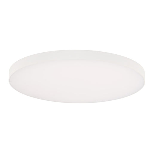 WAC Round 1Lt LED 12" Edgeless Slim Flush Mount, White/White - FM-240512-9CS-WT