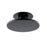 WAC Twist-N-Lite 1Lt LED Semi-Flush Mount/5CCT, Black/White - FM-250708-CS-BK