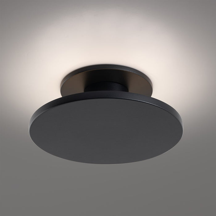 WAC Twist-N-Lite 1Lt LED Semi-Flush Mount/5CCT, Black/White