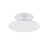 WAC Twist-N-Lite 1Lt LED Semi-Flush Mount/5CCT, White/White - FM-250708-CS-WT