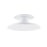 WAC Twist-N-Lite 1Lt LED Semi-Flush Mount/5CCT, White/White