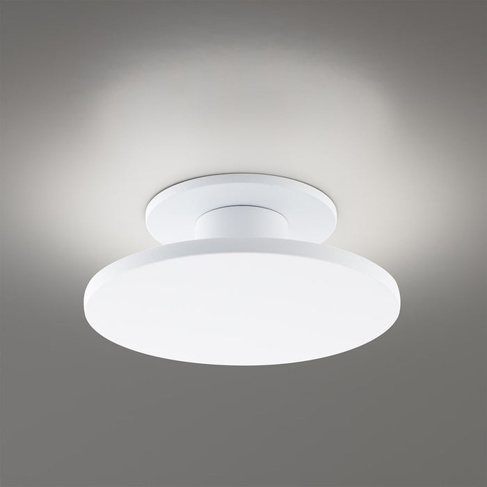 WAC Twist-N-Lite 1Lt LED Semi-Flush Mount/5CCT, White/White