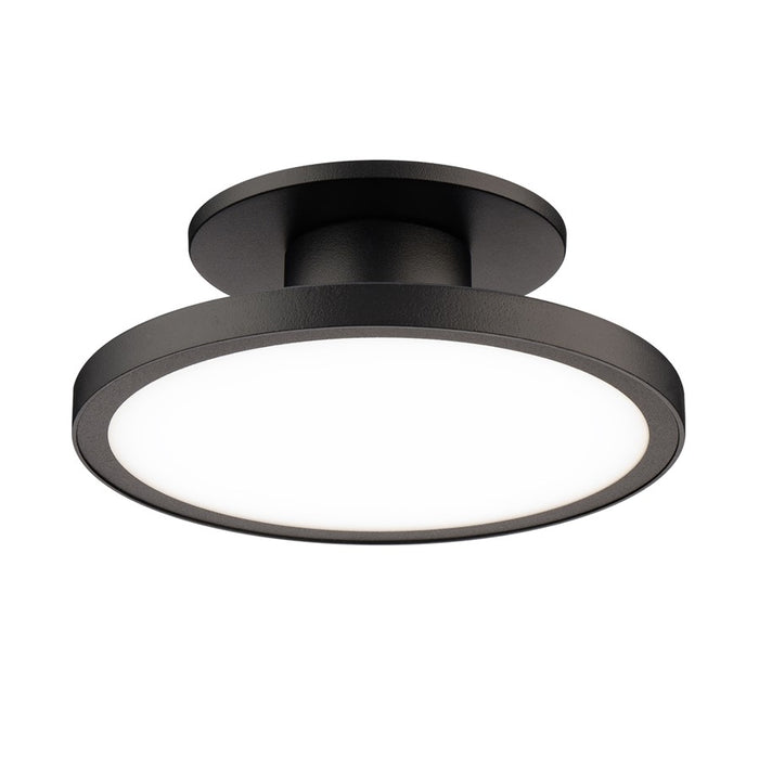 WAC Twist-N-Lite 1Lt 8" LED Semi-Flush Mount/5CCT, Black/White - FM-250808-CS-BK