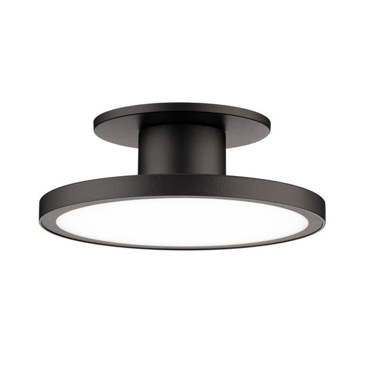 WAC Twist-N-Lite 1Lt 8" LED Semi-Flush Mount/5CCT, Black/White