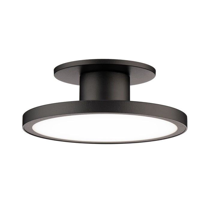 WAC Twist-N-Lite 1Lt 8" LED Semi-Flush Mount/5CCT, Black/White
