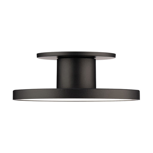 WAC Twist-N-Lite 1Lt 8" LED Semi-Flush Mount/5CCT, Black/White
