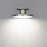 WAC Twist-N-Lite 1Lt 8" LED Semi-Flush Mount, Nickel/White