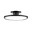 WAC Twist-N-Lite 1Lt 11" LED Semi-Flush Mount, Black/White - FM-250811-CS-BK