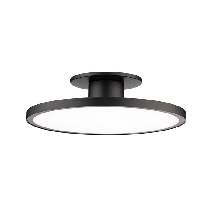 WAC Twist-N-Lite 1Lt 11" LED Semi-Flush Mount, Black/White - FM-250811-CS-BK
