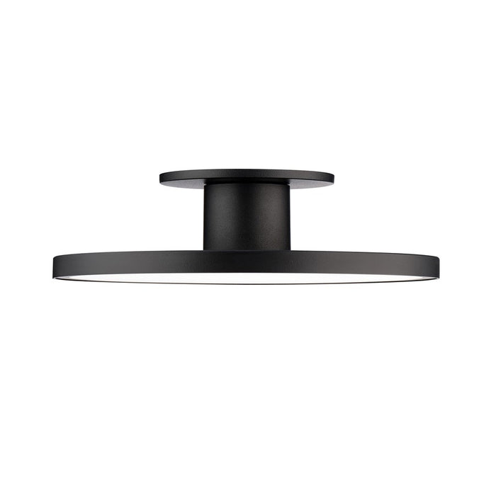 WAC Twist-N-Lite 1Lt 11" LED Semi-Flush Mount, Black/White