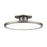 WAC Twist-N-Lite 1Lt 11" LED Semi-Flush Mount, Nickel/White - FM-250811-CS-BN