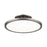 WAC Twist-N-Lite 1Lt 11" LED Semi-Flush Mount, Nickel/White