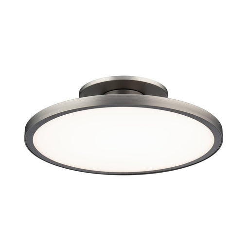WAC Twist-N-Lite 1Lt 11" LED Semi-Flush Mount, Nickel/White